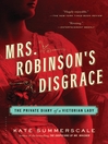 Cover image for Mrs. Robinson's Disgrace